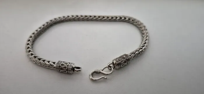 Pulseira de prata 925 estilo tribal