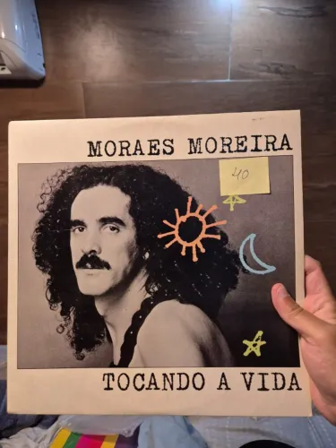 LP Moraes Moreira - Tocando a Vida (1985) C/ Encarte - Perfeito Estado