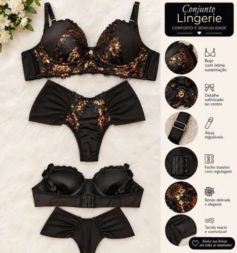 Lingerie monele Varejo e Atacado