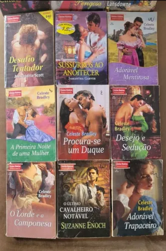 ? LOTE EXCLUSIVO: 12 LIVROS CLÁSSICOS HISTÓRICOS (Harlequin/Nova Cultural) ?