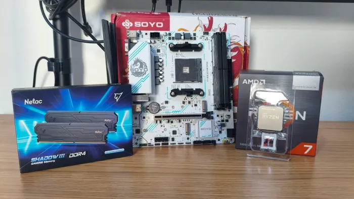 KIT RYZEN AM4 B550M ARGB + RYZEN 7 5700G VEGA 8 + 2X8GB 3200MHZ