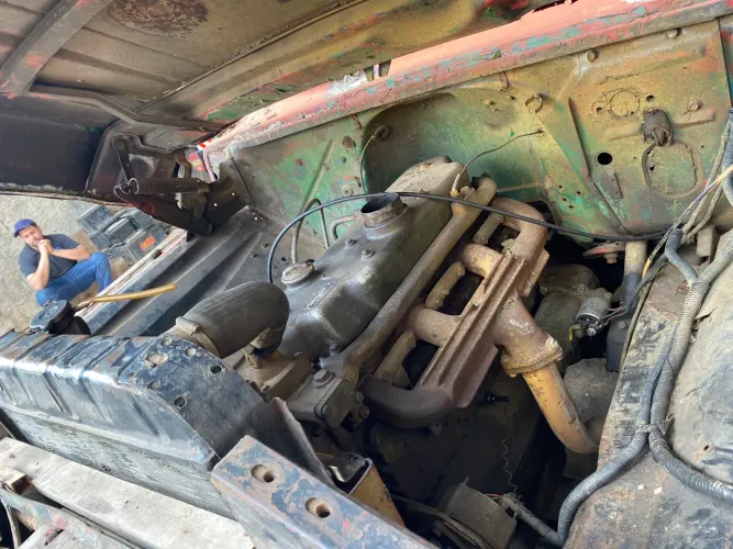 Motor 352 completo com caixa cardiesel