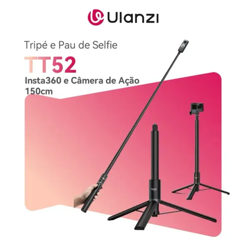 Bastão extensor tripé Ulanzi 1.5m para Gopro e Insta360