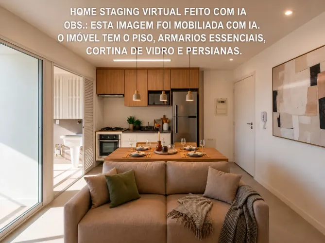 Apartamento para venda em Alto da Boa Vista com 2 quartos, sendo 1 suíte, 60m²