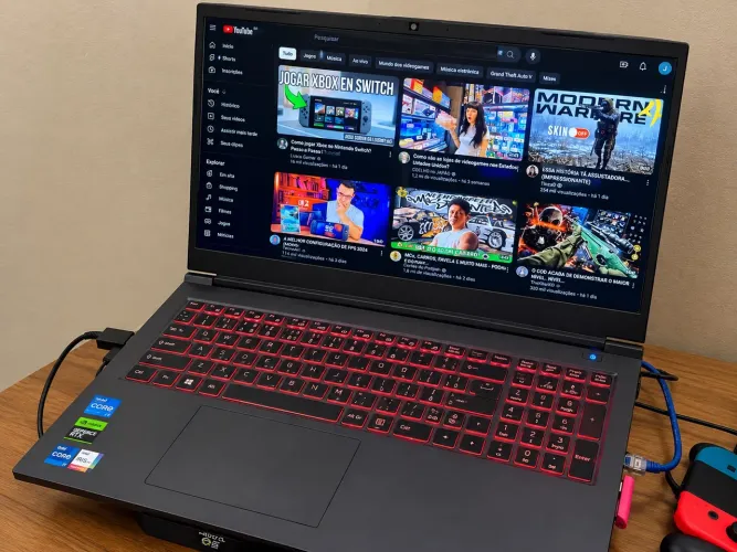 Notebook Gamer RTX 3050 | i7-12650H | 32GB RAM | SSD 1TB
