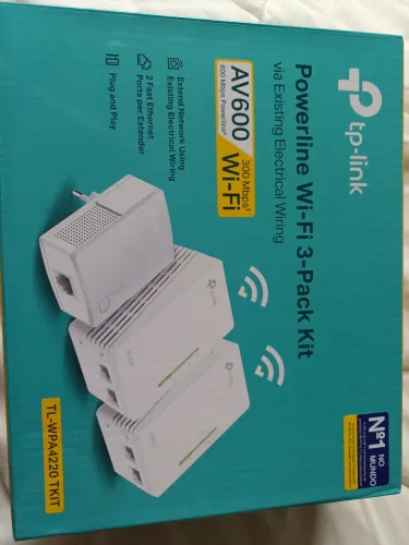 Repetidor Wi-fi Pela Rede Elétrica Tp-link Av600 Wpa4220