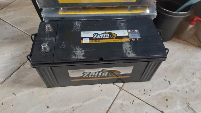 Bateria de 180 amp 3 meses de garantia NA BASE DE TROCA ac cartão