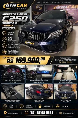 Mercedes-Benz C-250 Sport 2.0 16V 211cv Aut. 2015