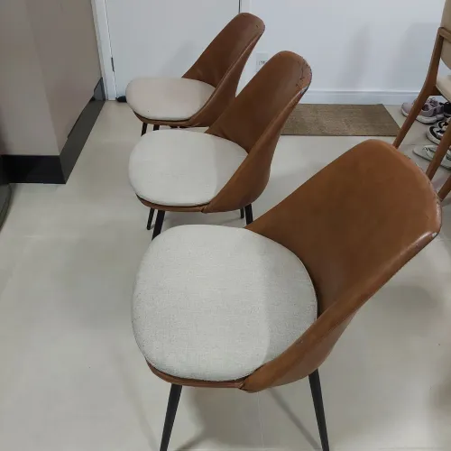 Lote com 3 Cadeiras de Jantar - Ideal para Reforma / Projetos DIY