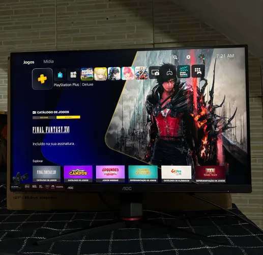 MONITOR AOC 27 POLEGADAS 165GHZ, 1MS GAMING R 550,00