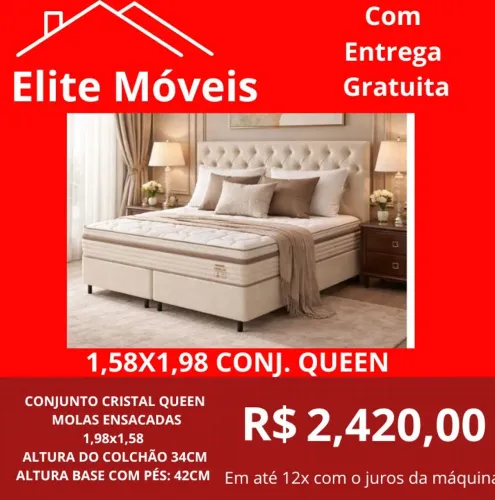 2,420,00 Com a entrega Conjunto cristal QUEEN nova com garantia de fabrica. 