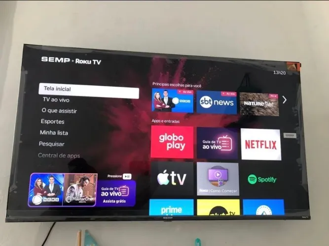 Smart TV ROKU TV de 43 polegadas 