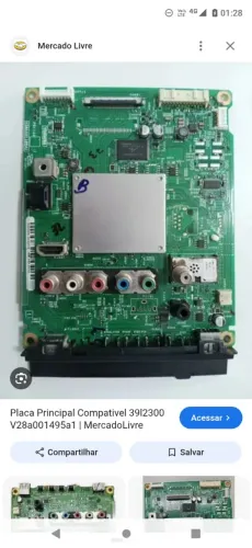 Placa principal TV Toshiba PR 39L2300 39L2300DT 32L2300DT 42L2300DT