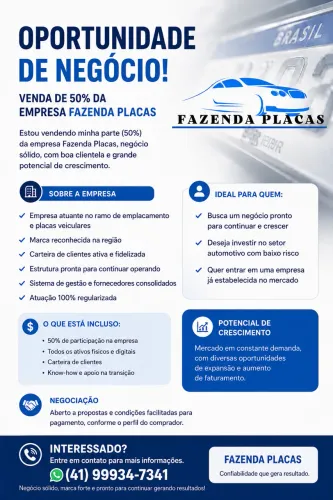 VENDO PARTE DE EMPRESA