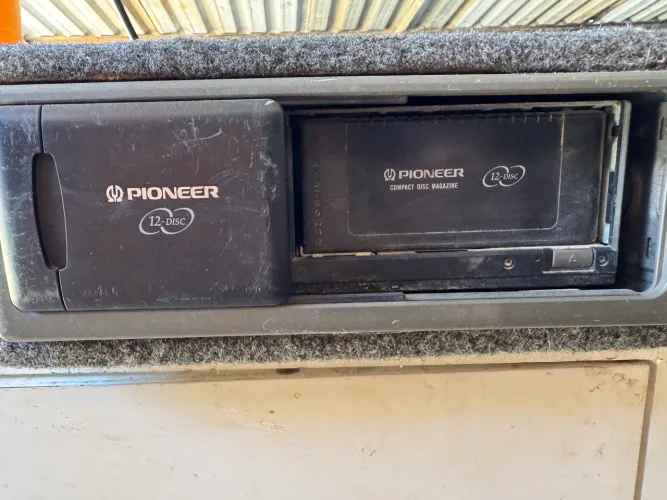 Disqueteiro Pioneer 12 Discos Vintage - Relíquia Som Automotivo