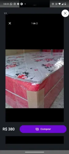 Vendo uma cama