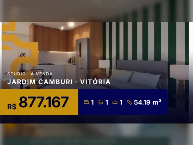 Oportunidade Única: Studio em Jardim Camburi com Lazer Completo