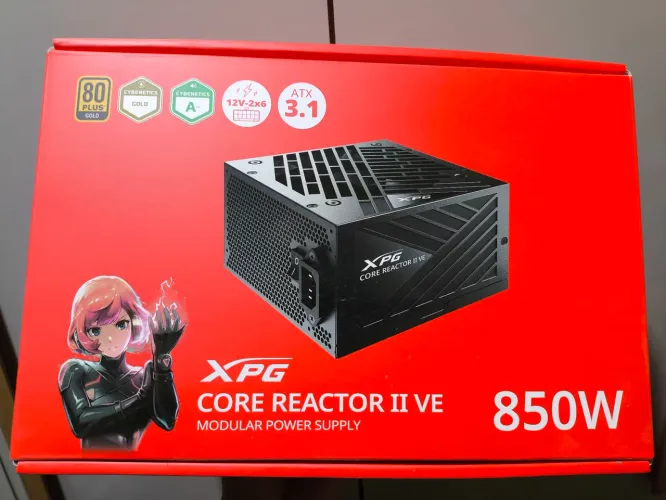 Fonte XPG Core Reactor II 850W 80 Plus Gold Full Modular