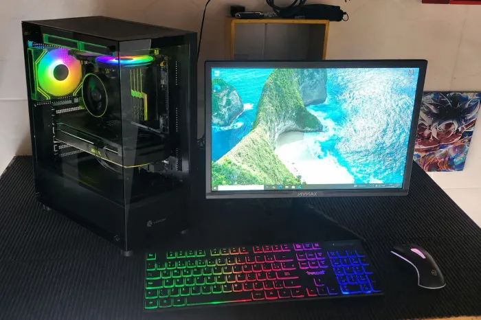 PC Gamer Completo i7 + 8g ram + ssd256gb + GTX 550 Ti 4GB GDDR5 + Monitor 19 + Mouse tecla