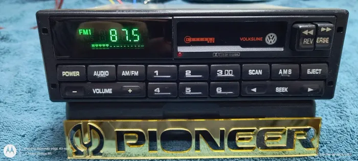 Toca fitas VW Volksline Fic Golf GTI Passat Gol Santana Revisado Bluetooth
