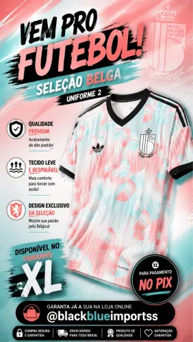 Camisa seleção Bélgica 26/27 