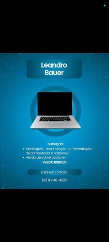 serviços de formataçao de Pc ou notebook