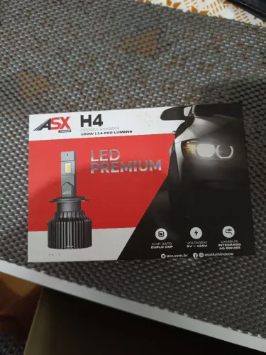 Lâmpada led h4 farol auto/baixo 