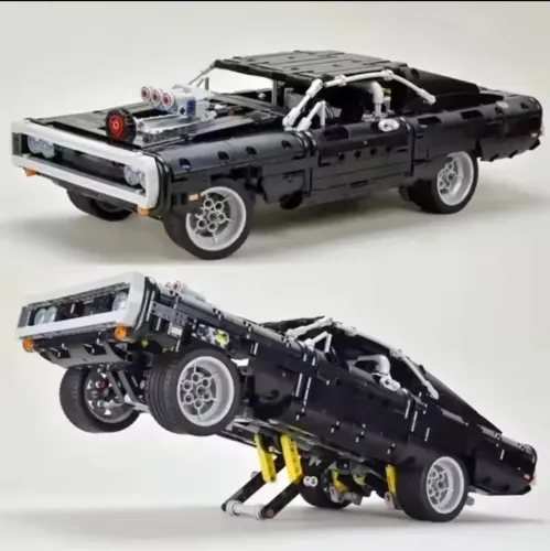 Kit Blocos de montar Dodge Charger Velozes e Furiosos ( Lego ) - 1077 Peças