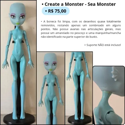 Sucata Create a Monster - Monster High