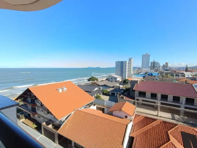 Apartamento quadra mar, vista mar definitiva, 3 quartos, 90m², Tabuleiro, Barra Velha - SC