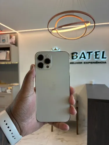 iPhone 12 Pro Max 256GB Dourado 76% - Loja Fisica