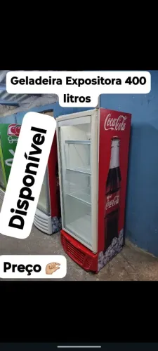 Geladeira Expositora Coca cola 400 litros entrega