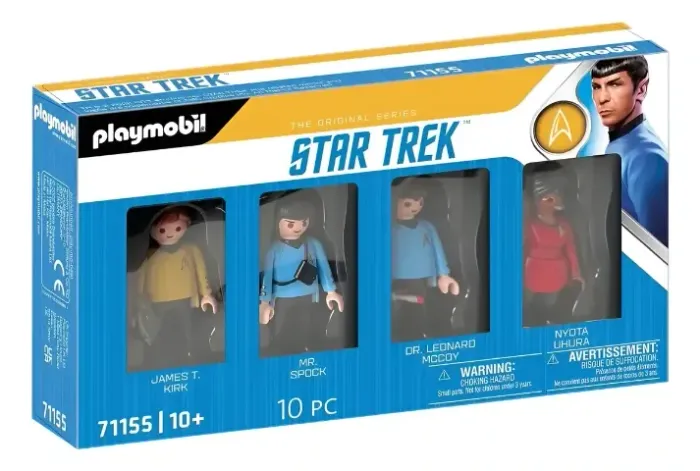 Playmobil kit com 4 figuras de Star Trek (Novo LAcrado)