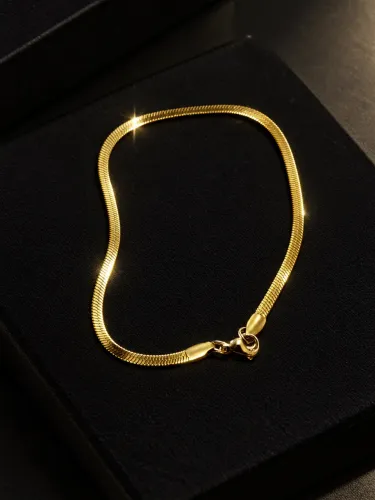 pulseira banhada a ouro