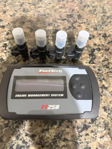 Fueltech, turbina, radiador de alumínio, bico alta vazão, nano pro.