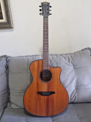 Violão Bromo BAT2MCE Todo em Mogno