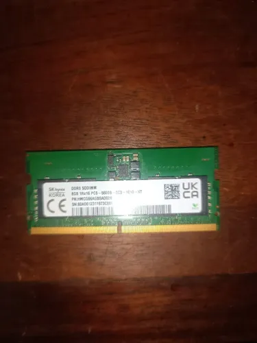 Memória RAM notebook 8gb ddr5 - 5600