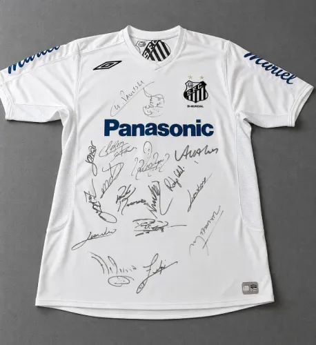 CAMISA DO SANTOS AUTOGRAFADA!!