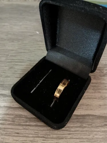 Aliança ouro 18