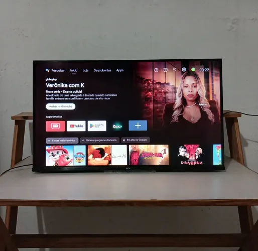 Tv smart android TCL 32 Bluetooth led fullHD 1080p em perfeito estado 