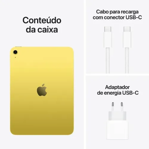 Apple iPad 11ª Geração 2025 128GB 11" A16 - AMARELO - Lacrado e pronta entrega