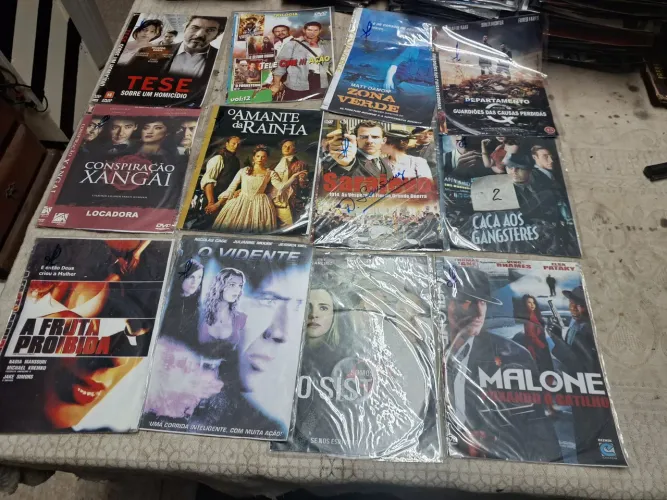 Lote de dvd decorativo 12 unidades
