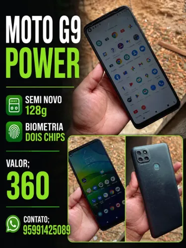 MOTO G9 POWER SEMI NOVO