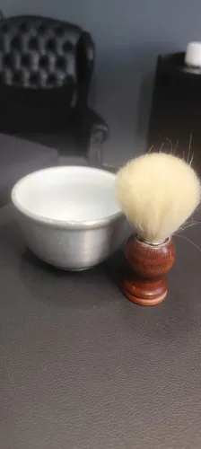 Cumbuca e pincel de Barbear