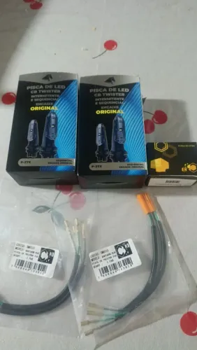 Kit LED + Relé de Seta - CG/Fan/Titan/Start 160<br>Descrição: