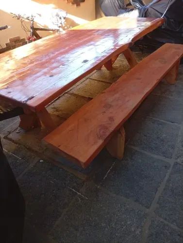 Mesa rústica