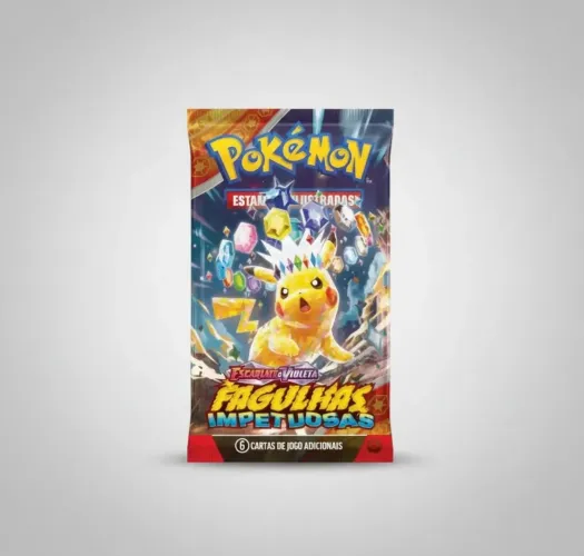 booster/carta de pokémon tcg fagulhas impetuosas