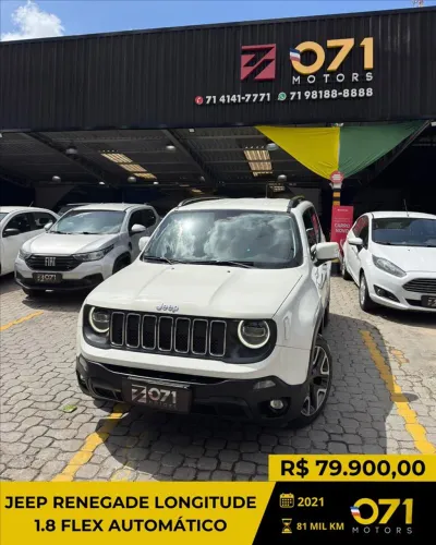 Jeep Renegade Longitude 1.8 4X2 Flex 16V Aut. 2021