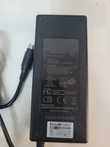 Fonte 12v 8 amperes Elgin
