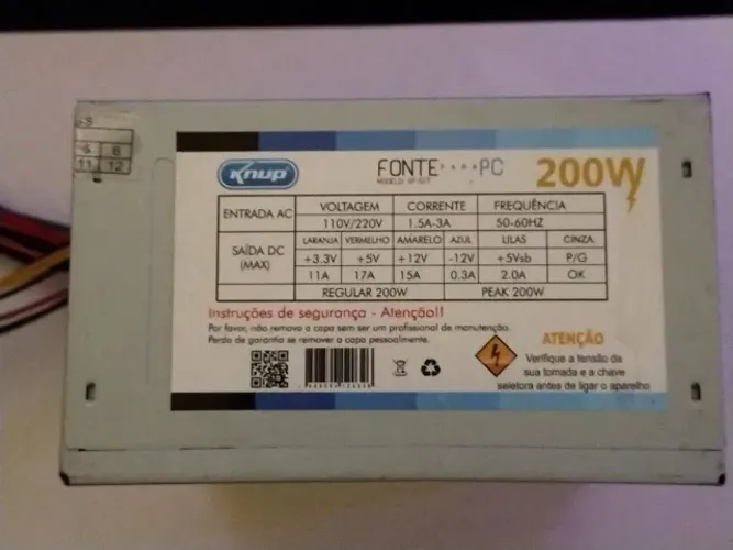 Fonte Knup 200W.